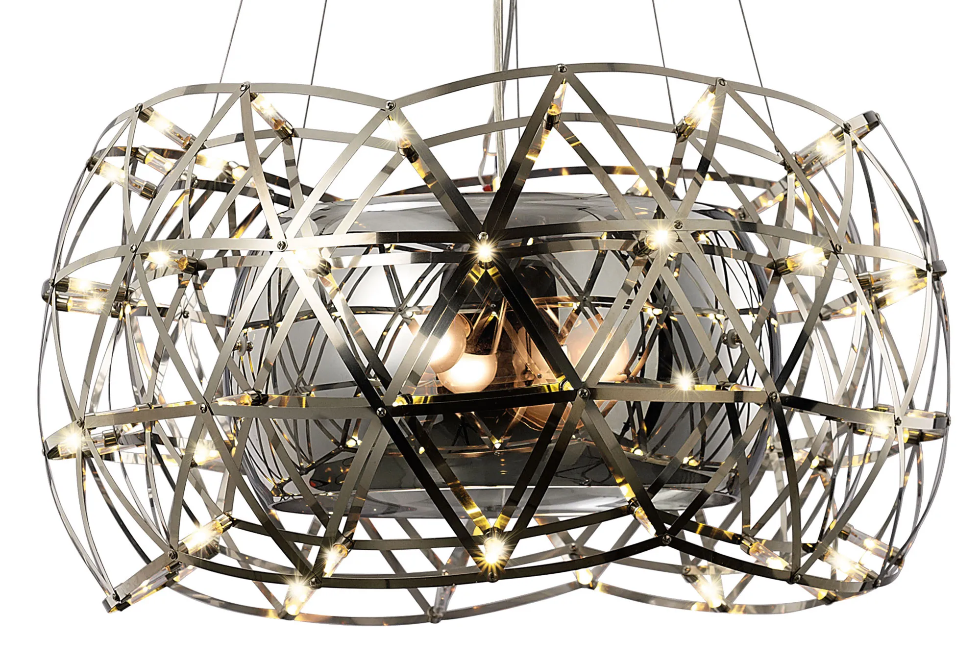 Atria Glass Pendant 3 Light IL30791  Diyas Atria